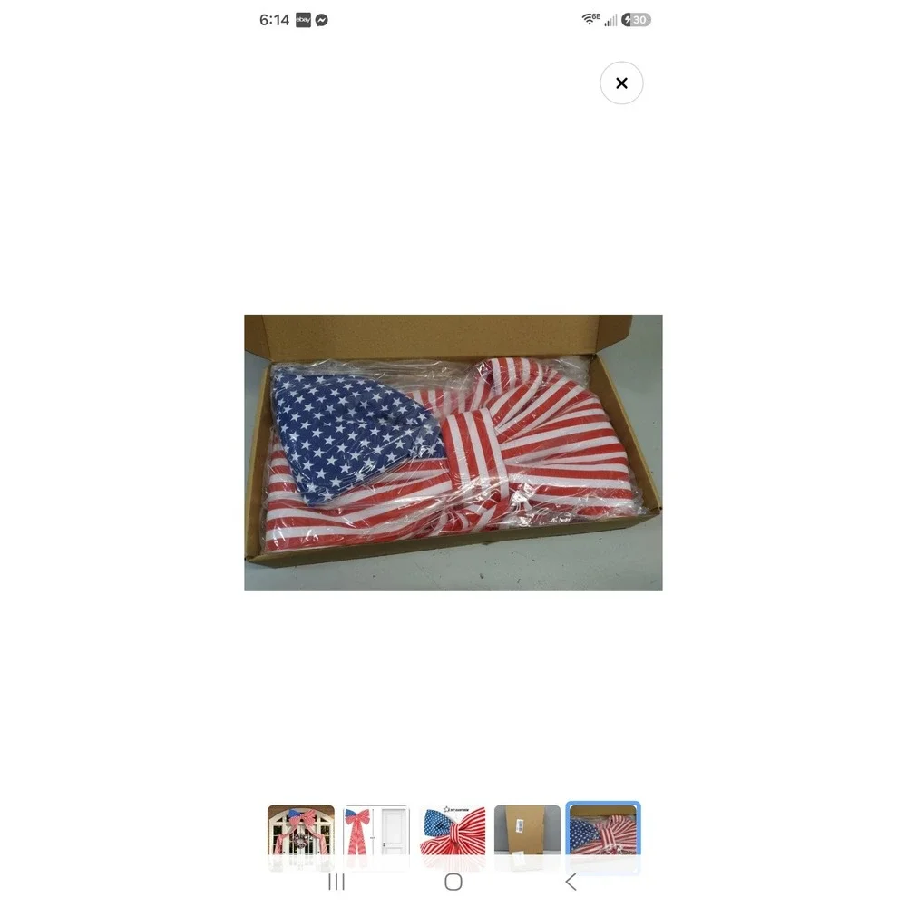 4th of July Decorations Outdoor - 6.5FT Giant Patriotic Bow - Fourth of July ...